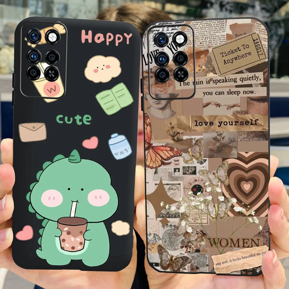 Cute Painted Soft TPU Shockproof Phone Case