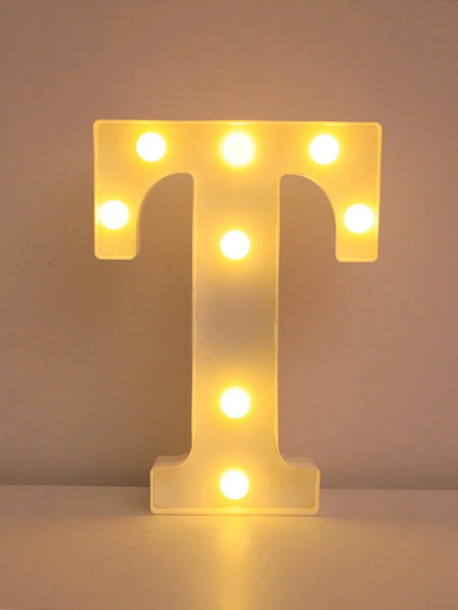 ตัวเลือกสินค้า ตัวอักษร LED ตกแต่งบ้าน 21.8 ซม.