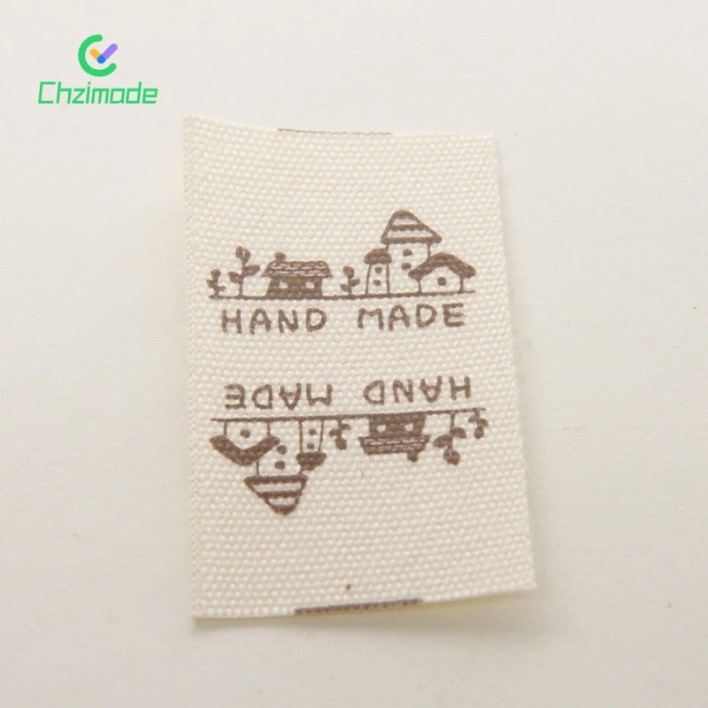 100pcs Novelty Double-sided High Density Personalized Handmade Sewing  Labels, Embroidery Tags, Clothing And Sewing Decorative Interlocking