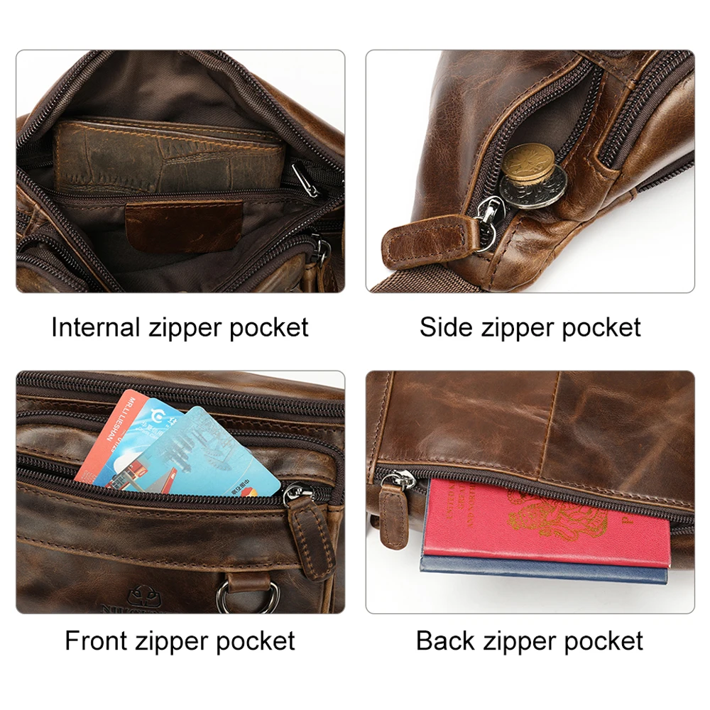 Рисунок 4 - Кожаная поясная сумка NIUCUNZH для мужчин