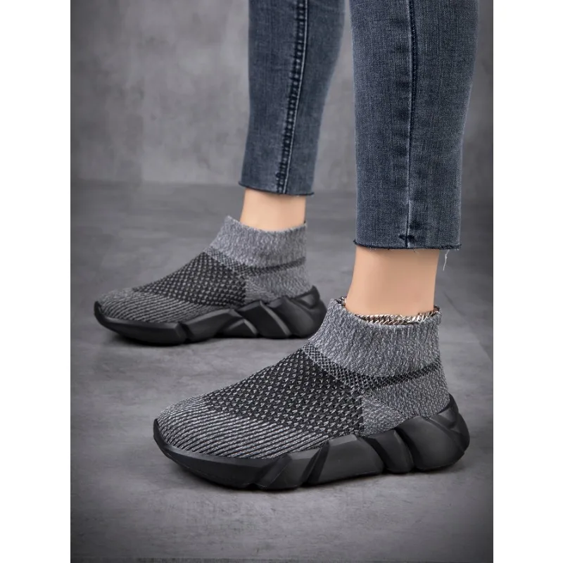 Shoes for Women Walking Shoes Casual Fashion Breathable Thick Sole Couple Lazy Shoes Men's Shoes Outdoor Running Shoes for Men