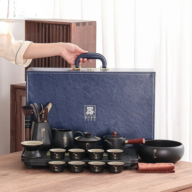 Tray Fine Kung Fu Tea Tools Cute Vintage Travel Afternoon Tea Set Matcha Portable Teteras Para Infusiones Bar Supplies MZY - Vimarsana News