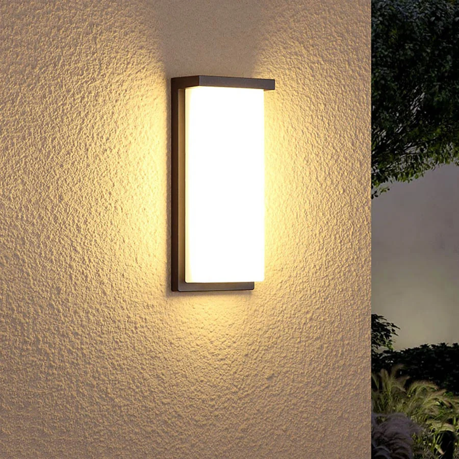 

Outdoor Garden LED Wall Light Waterproof IP65 Balcony Porch Lights Outside For Garden Front Door Terrace Wall Sconce Decor