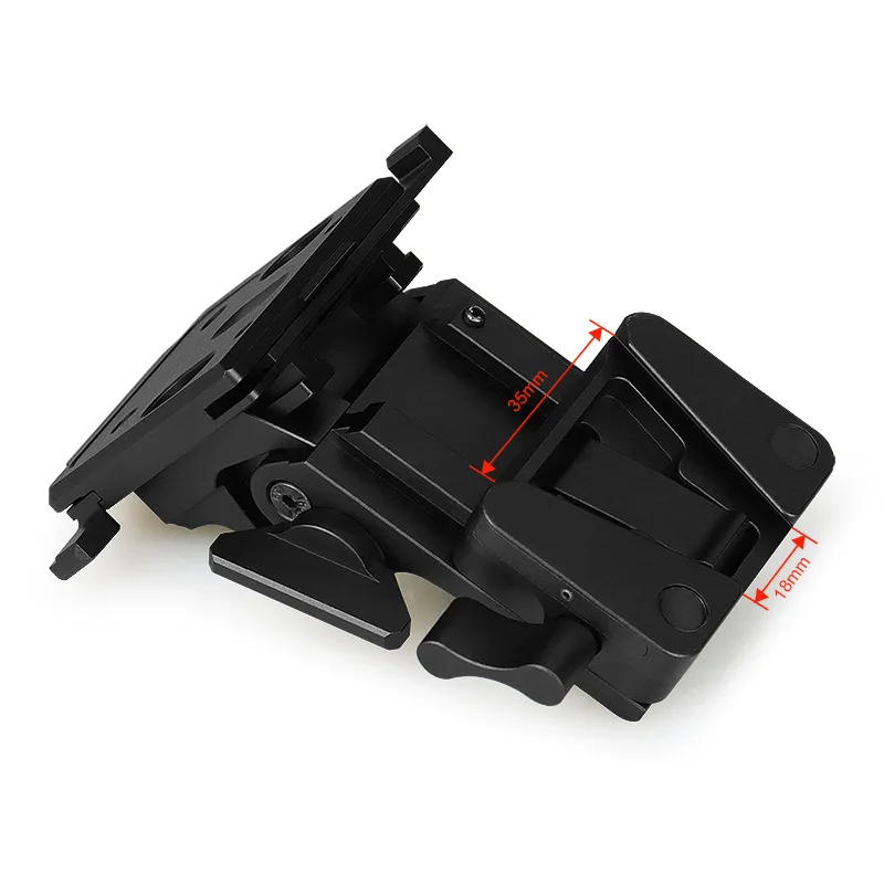 Aluminiumlegierung Nachtsichtbrille Halterung NVG Arme Halterung Adapter für PVS-7A 7C 7B 7D / PVS-14 / PVS-15 / PVS-18 / PVS-21 – Detail 9