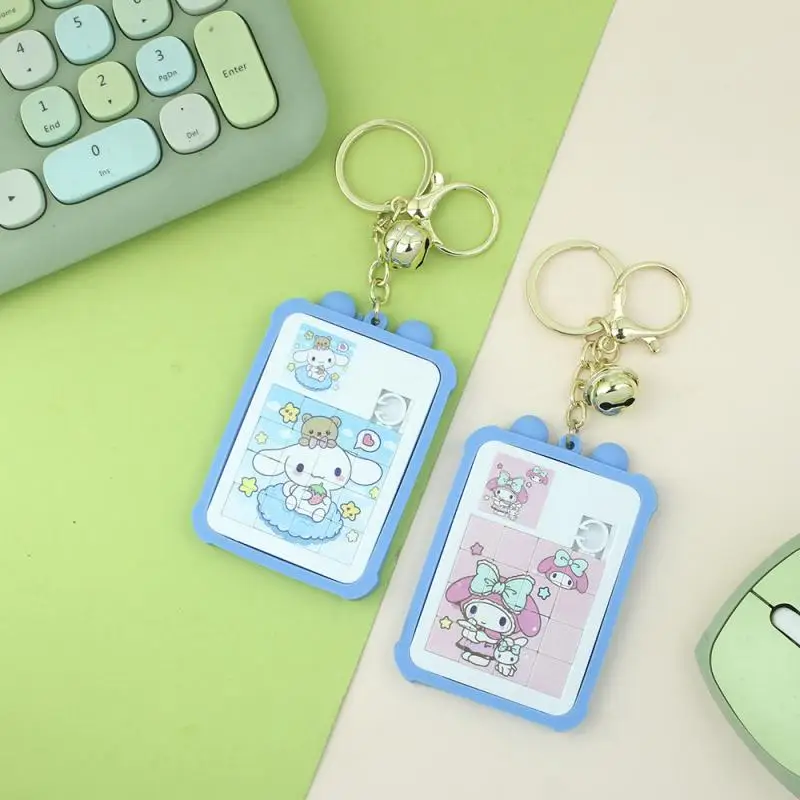 

Sanrio keychain puzzle toy Kuromi HelloKitty genuine cartoon student puzzle toy game console cute backpack pendant holiday gift