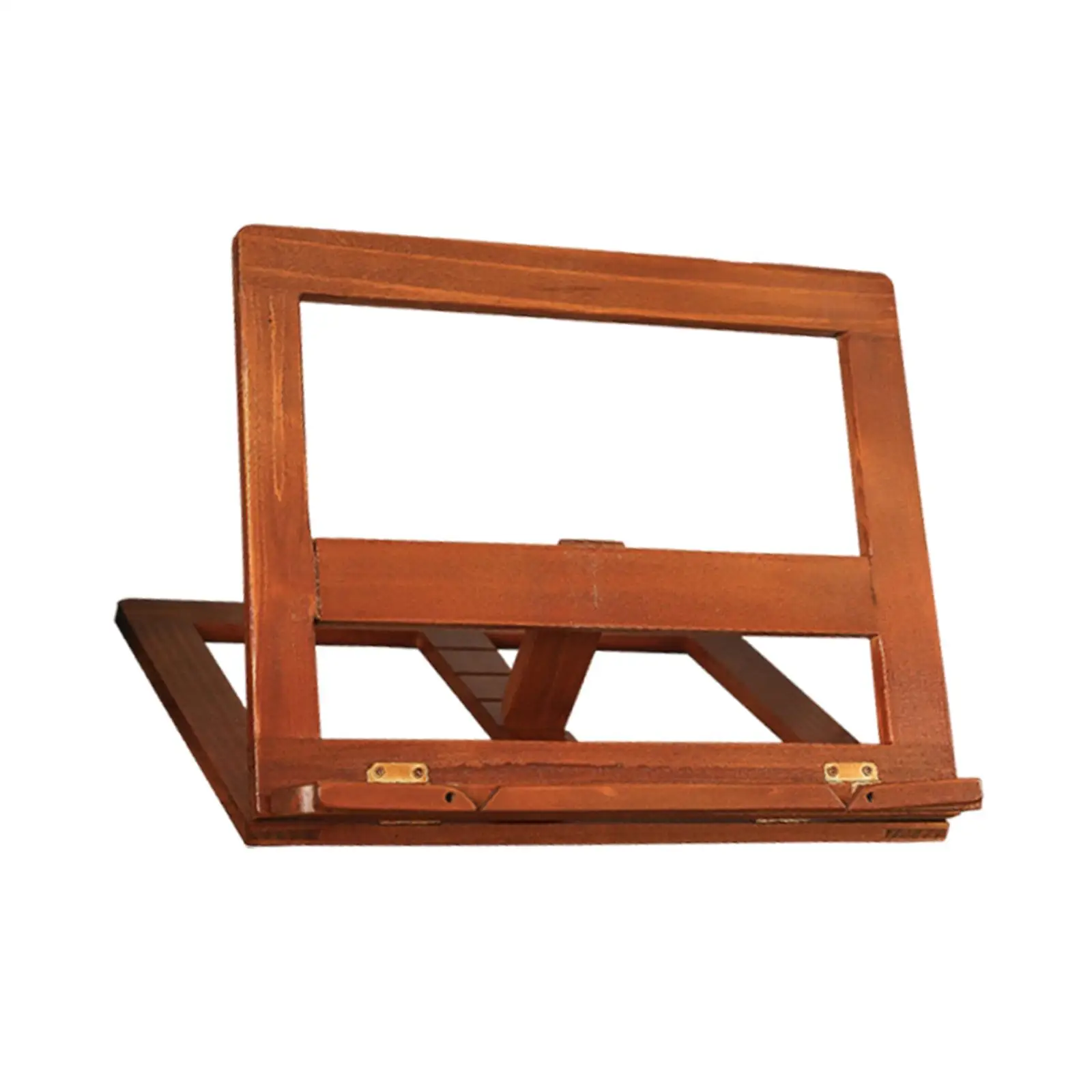 나무 책꽂이 요리책 홀더 우아한 각도 조절 가능 다용도 재사용 가능 랙 테이블탑 북 레스트 가정 사무실 주방용