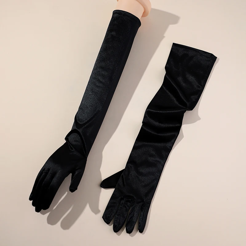 Bridal Gloves Vintage Suede Christmas Red Gloves Suitable for Women's Weddings Event Accessories