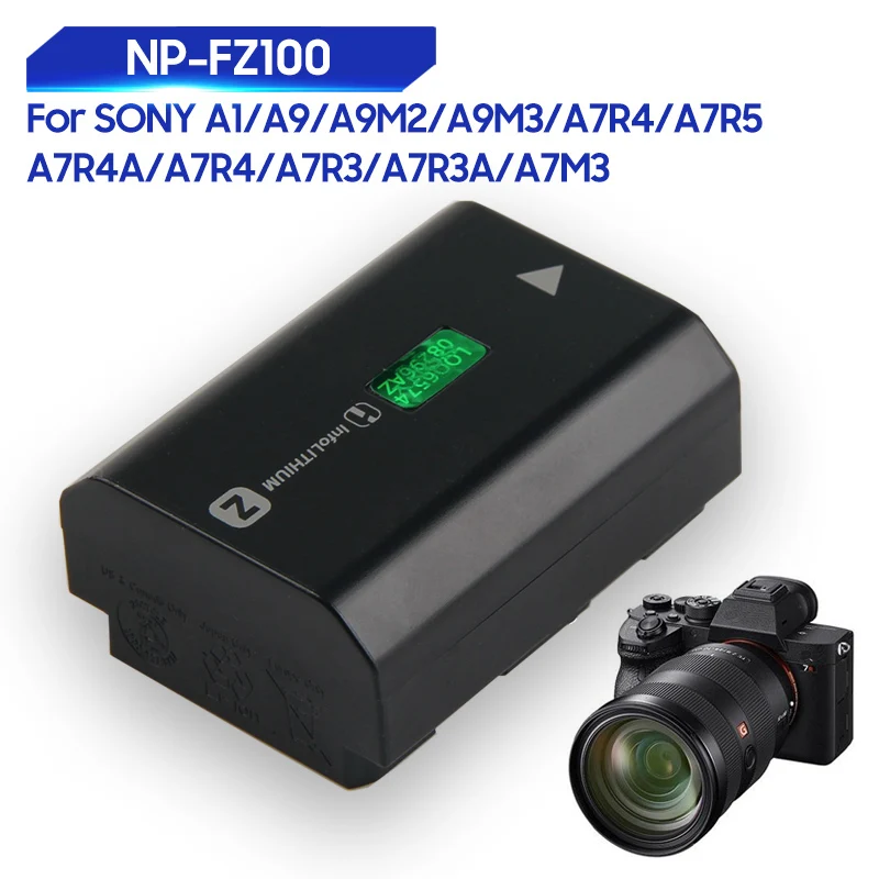Batteria Di Ricambio Per Sony A7C A7C2 A7 A7M3 A7M4 A7S3 A7C A7C2 A1 A9 A8 A9M2 A9M3 A7R4 776 A76 838 A7M4 A7R5 Np-Fz100 16.4Wh