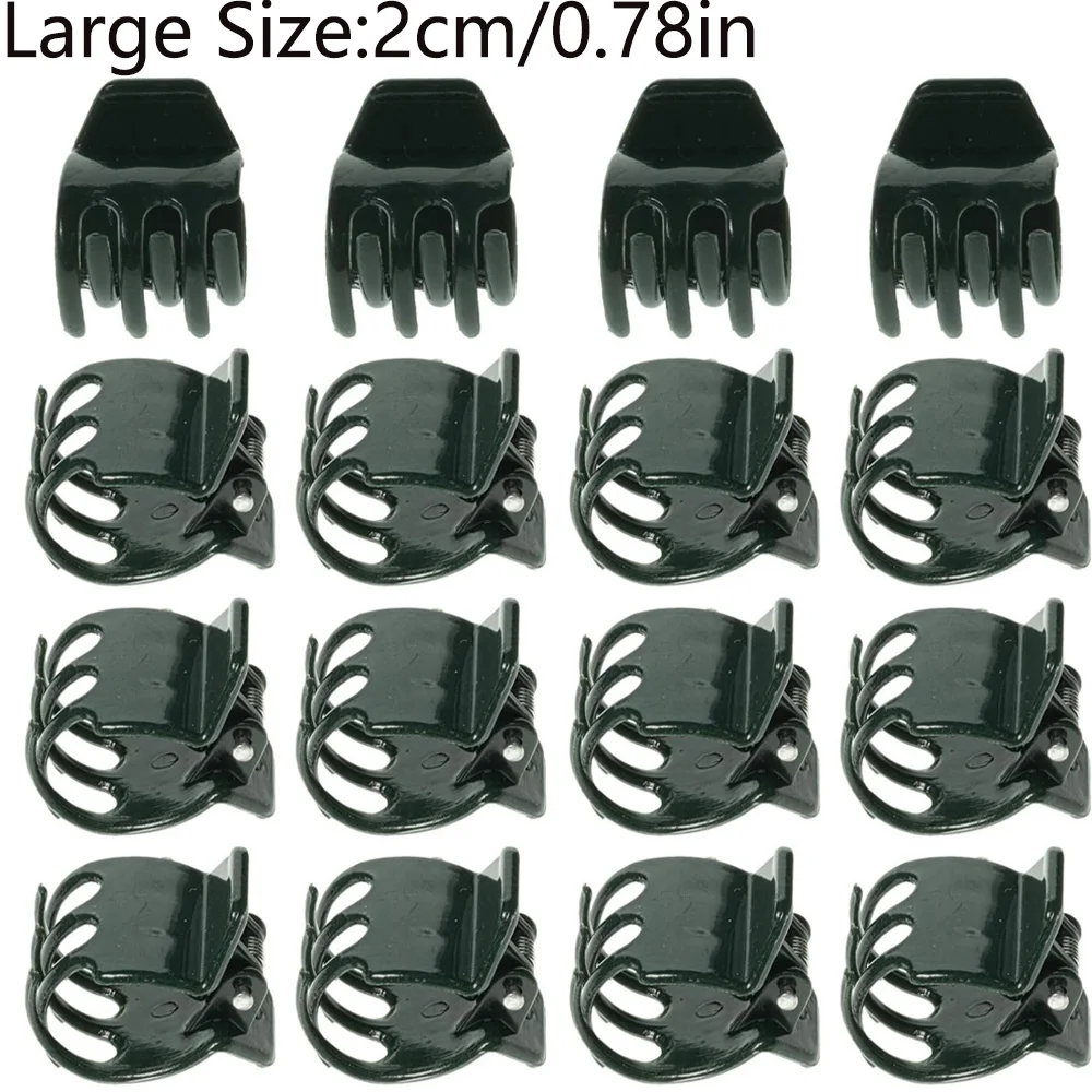20-50Pcs Large Size Garden Plant Clips for Orchid Flower Support Fruit Vegetable Stem Vine Tied Stakes Grafting Garden Tools plant clips plastic plant clips