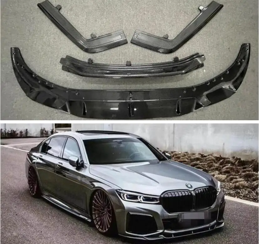 

Carbon fiber Front Lip Spoiler Rear Bumper Diffuser Cover For BMW 7 Series G11 G12 2017 2018 2019 2020 2021 2022