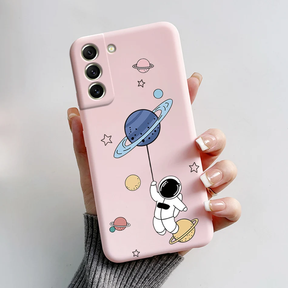 Astronaut Silicone Phone Case - Protective Cover with Space-Inspired Design