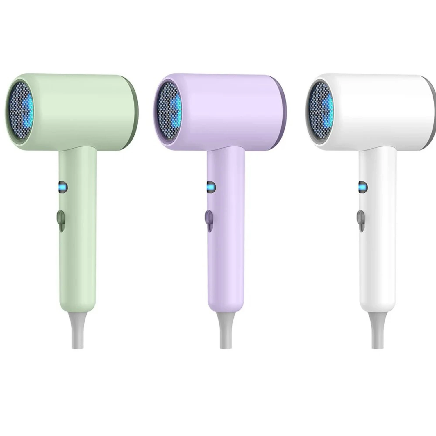 NEW Salon Quality Blue Light High Powered Professional Hair Care Blow Dryer-Efficient Styling and Faster Drying-Strong Air B