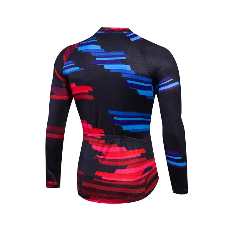 Men's Cycling Jersey Spring Fall Breathable Long Sleeve Men's Cycling Clothing MTB Road UV Protection Shirt