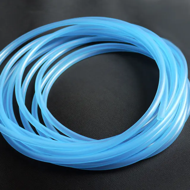 1 Meter ID 1 2 3 4 5 6 7 8 9 10 mm Silicone Tube Flexible Rubber Hose Food Grade Soft Drink Pipe Water Connector Colorful sky blue