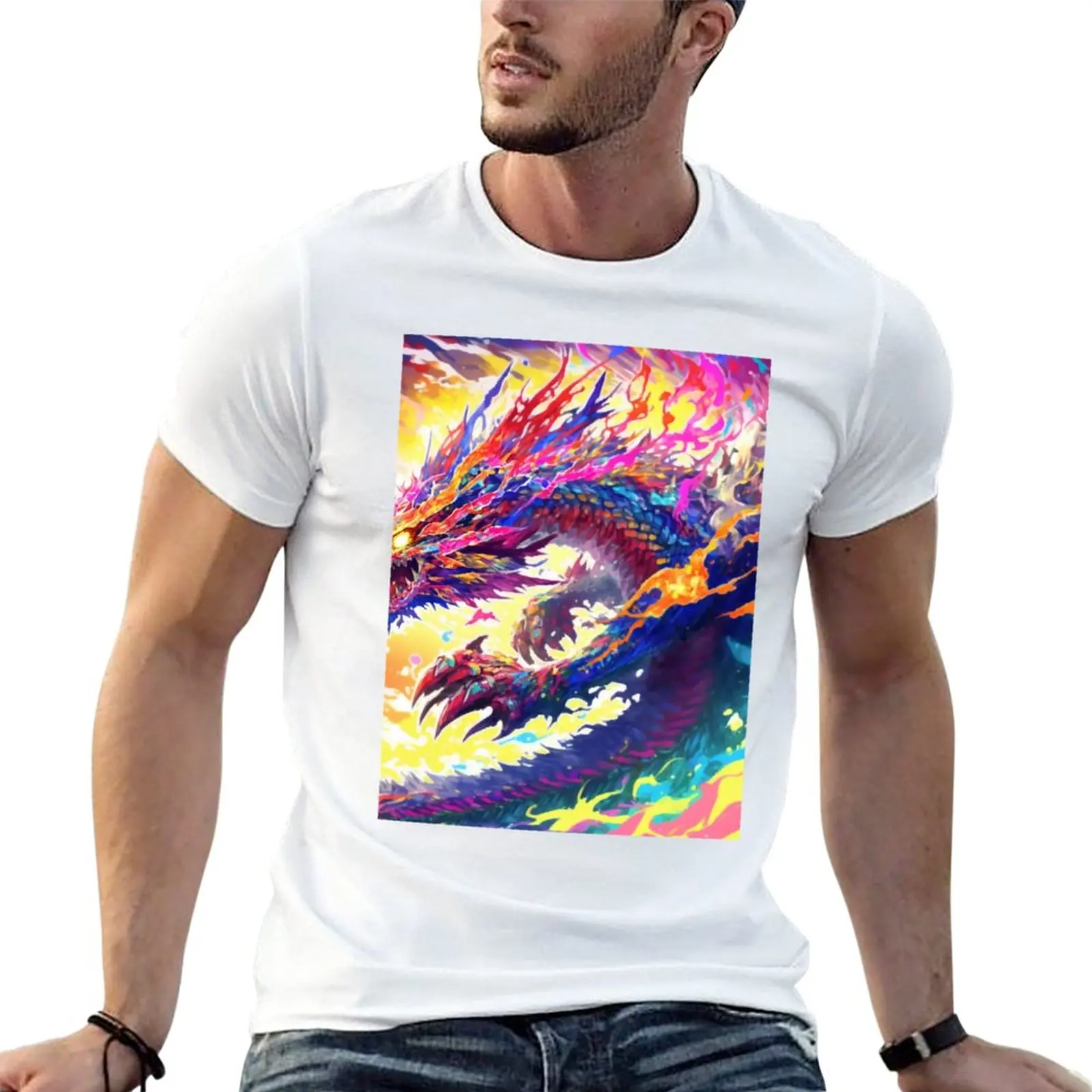 

New dragonGraphic T-Shirt graphic t shirts graphic t shirt Short t-shirt clothes for men