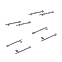 Appareil Herbst monté buccale fixe non amovible avec saut de morsure occlusal pour dispositif orthodontique de précision de Correction de classe II 2