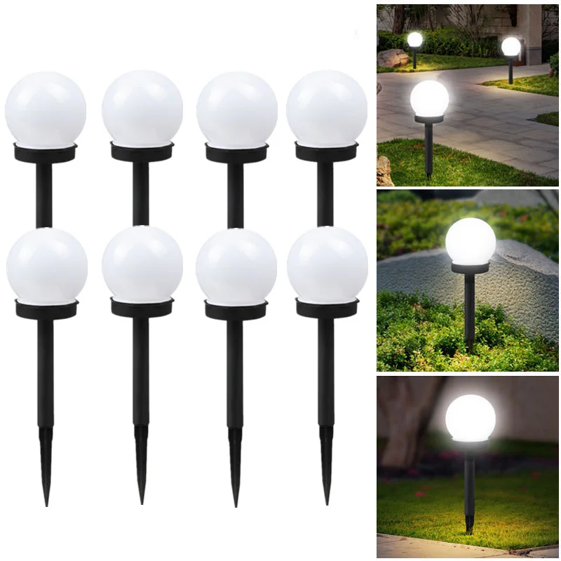 

1~8PCS Solar Lights Outdoor Solar Garden Lights LED Solar Pathway Landscape Light Waterproof Lawn Lamp for Yard Patio Driveway