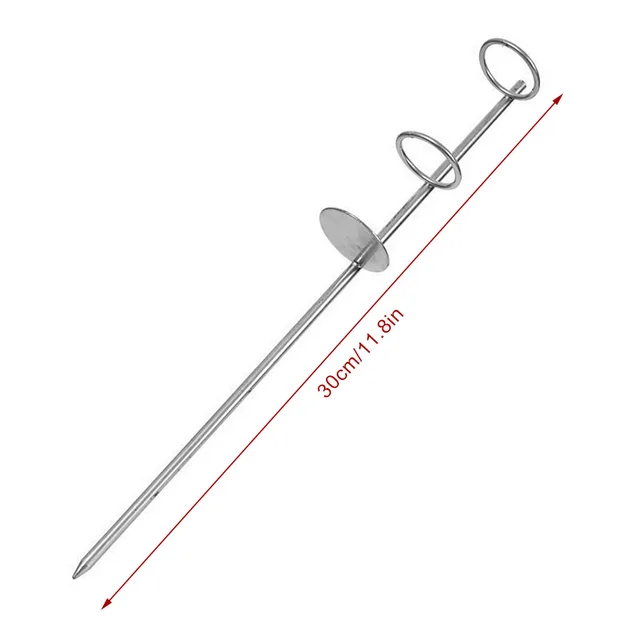 30/40/50CM Portable Support Stainless Steel Ground Spike Rest Stand
