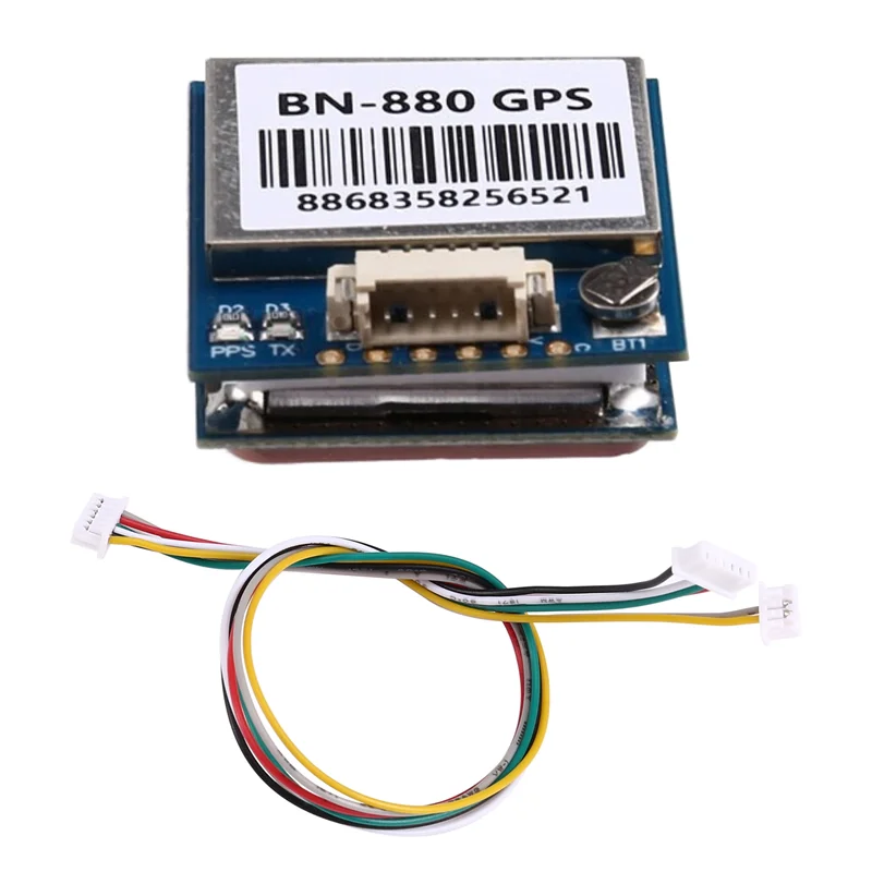 B50B-BN-880 GNSS 듀얼 GPS 모듈 QMC5883L AMP2.6/PIX-HAWK 비행 컨트롤러용 나침반 지원