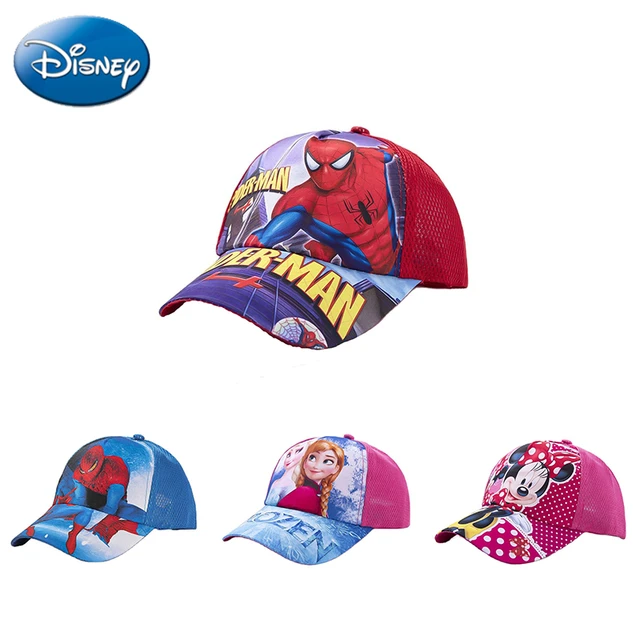 Disney kinder Baseball Kappe Spiderman Gefrorene Anime Hüte Jungen Mädchen  Frühling Sommer Mesh Cap Sonnen Hüte Einstellbare Schirmmütze geschenk -  AliExpress
