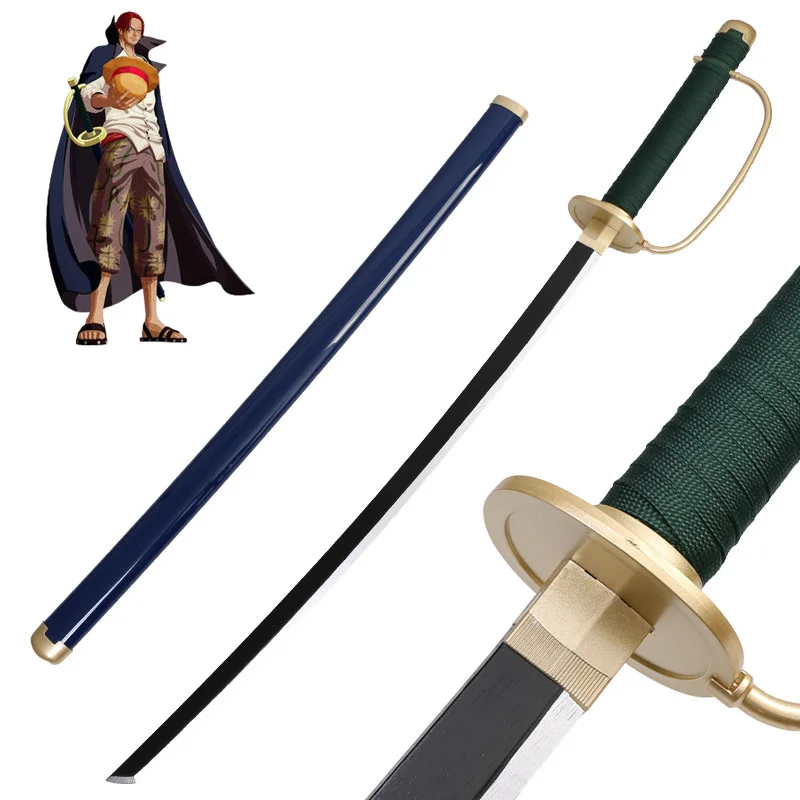 Coplay Red Hair Shanks  102cm  Wooden Katana Sword Superb Animation Series  Model Weapon 6