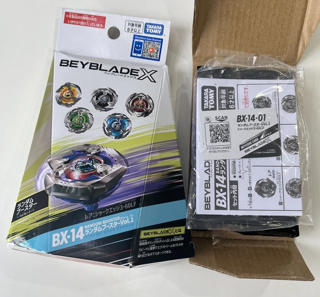 TAKARA TOMY Beyblade X Random Booster Vol. 1 BX-14 FULL SET (6pcs) - USA  SELLER!