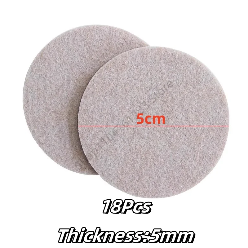 Felt Chair Leg Pads - Thick Non-slip Floor Scratch Protectors with Self-Adhesive Backing