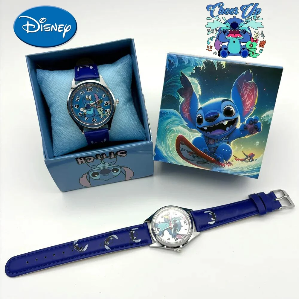 Disney point montre boîte aveugle boîte-cadeau montre pointeur Quartz enfants boîte cadeau montre filles Kawaii point boîte montre cadeau d'anniversaire