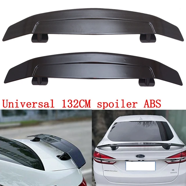 Alerón Universal perforado para coche, decoración de maletero, decoración de  viento de carreras - AliExpress