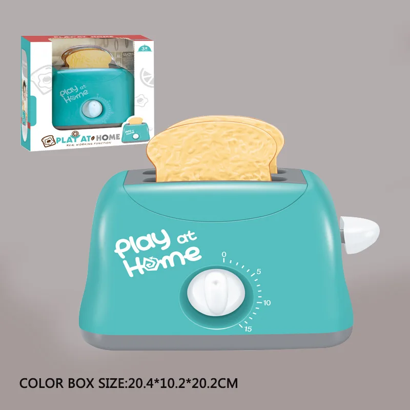 Simulation Children Cooking Small Household Appliances Kitchen Electric Microwave Oven Timing Interactive Toy Gift Blender Bread 6