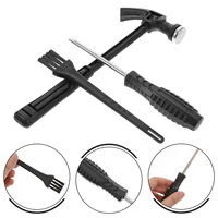 2 Sets Kids Digging Tools Archaeological Excavation Educational Toys DIY Kit Small Brush Metal Hammer Toddler Toddlers 1