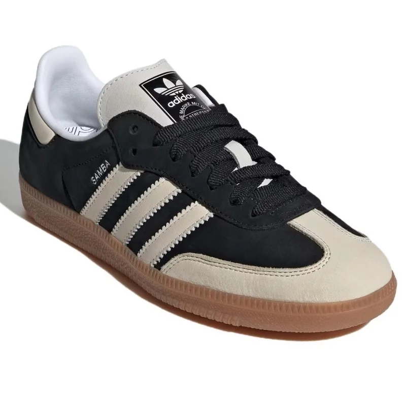 Adidas Samba OG Cream White Sand Strata Casual Retro Outdoor Trainers Walking Sports Shoes Men Women Sneakers Skateboard Shoes