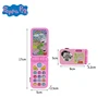 Genuine Peppa Pig Children's Mobile Phone Toy Simulation Flip Puzzle Early Education Model Girl Music Photo Phone Birthday Gifts 5