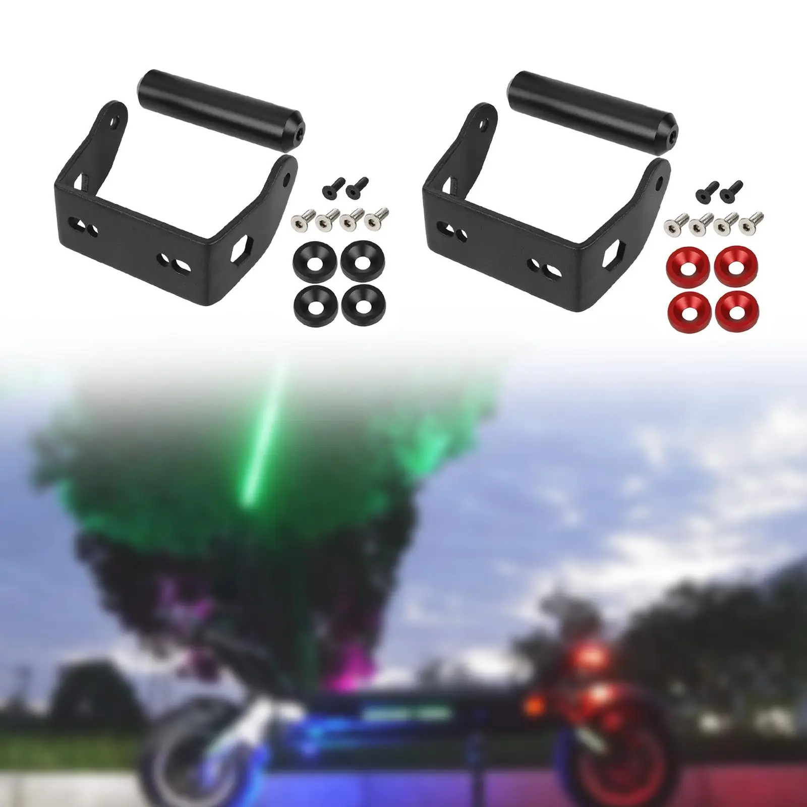 Scooter Handle Bar Rear Bracket Rustproof Scooter Spares for Eagle Spider Raptor Dualtron Ultra Modification