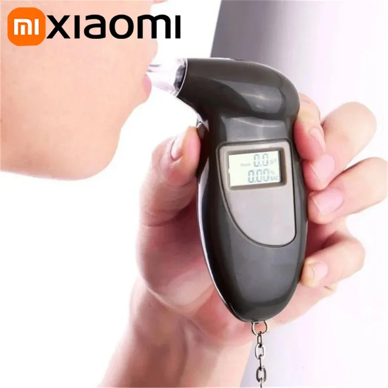 Xiaomi Portable Digital Display Alcohol Breathalyzer Police Alcotester Backlight LCD Display