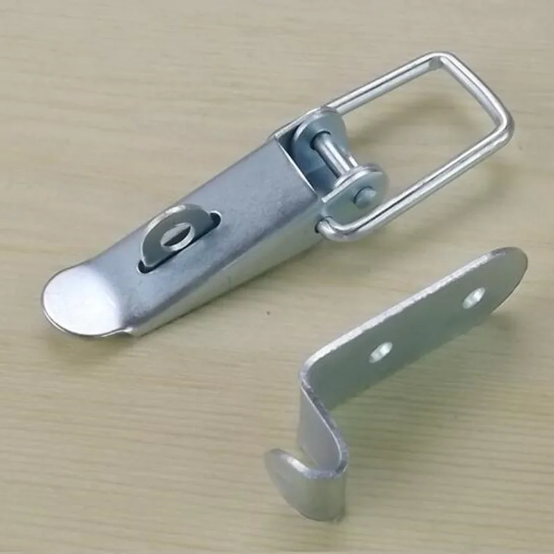 Wooden Box Locking Latch Metal Suitcase Chest Toggle Hasp Catch Clasp Hasp Jewelry Box Hinges Furniture Hardware Accessories