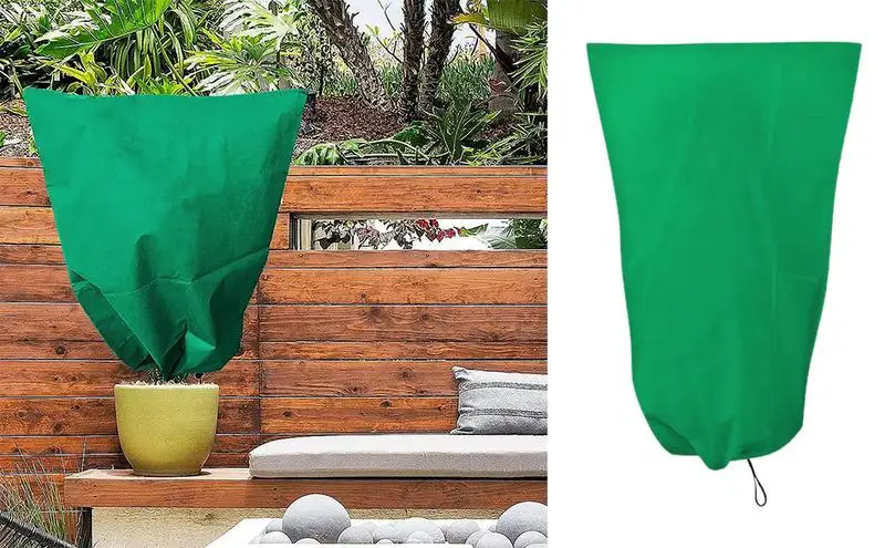 

Plant Cover Frost Protection Bag Winter Warm Cover Plant Protecting Bag Frost Protectionv Frost Cloth Bags for Small Tree