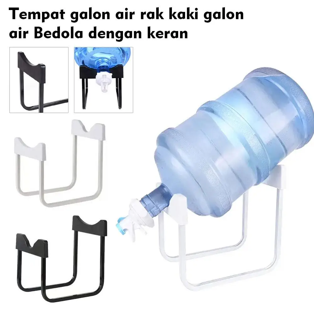 Metal Gallon Water Jug Stand with 55mm Dispenser Nozzle Water EasyTo Organiseurs Holder Cooler Drinking Rack Non-slip As Se R7N2