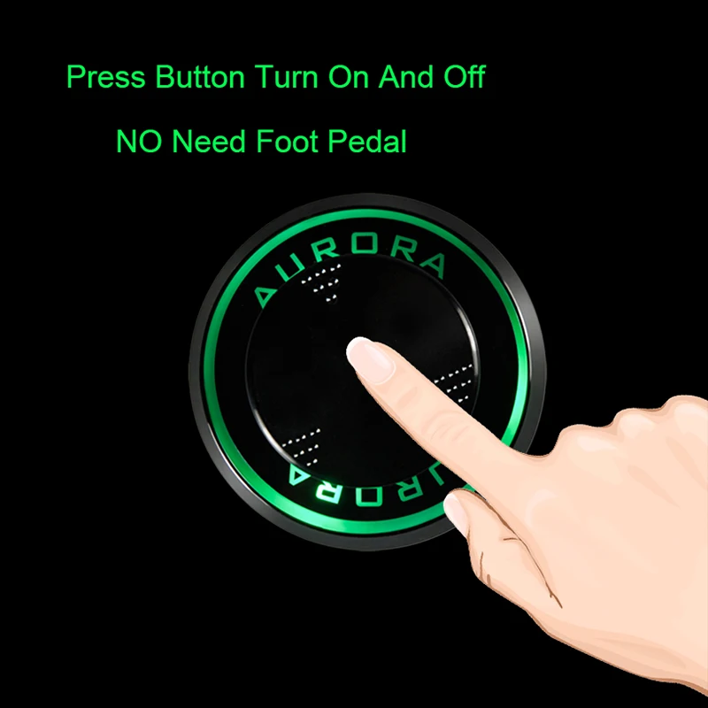 High End Tattoo Power Supply Aurora2 and Aurora1 Colorful Digital LED Touch Display Adapter for Coil and Rotary Tattoo Machines