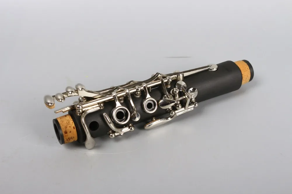 New Professional Clarinet Ebonite Wood Clarinet Nickel Plated C key 17 key with Case #8