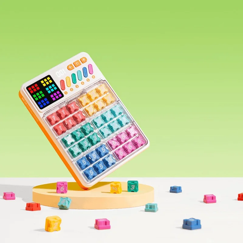 3500Challenge Sudoku Puzzle Toy Brain Teaser Smart Intelligent Game for Kid Training Color Math Educational Travel Birthday Gift 5