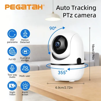 5MP Wifi IP Camera o-kam pro Smart Home Auto Tracking 1620P Full Night Vision Network Wireless CCTV Video Baby Security Camera 1