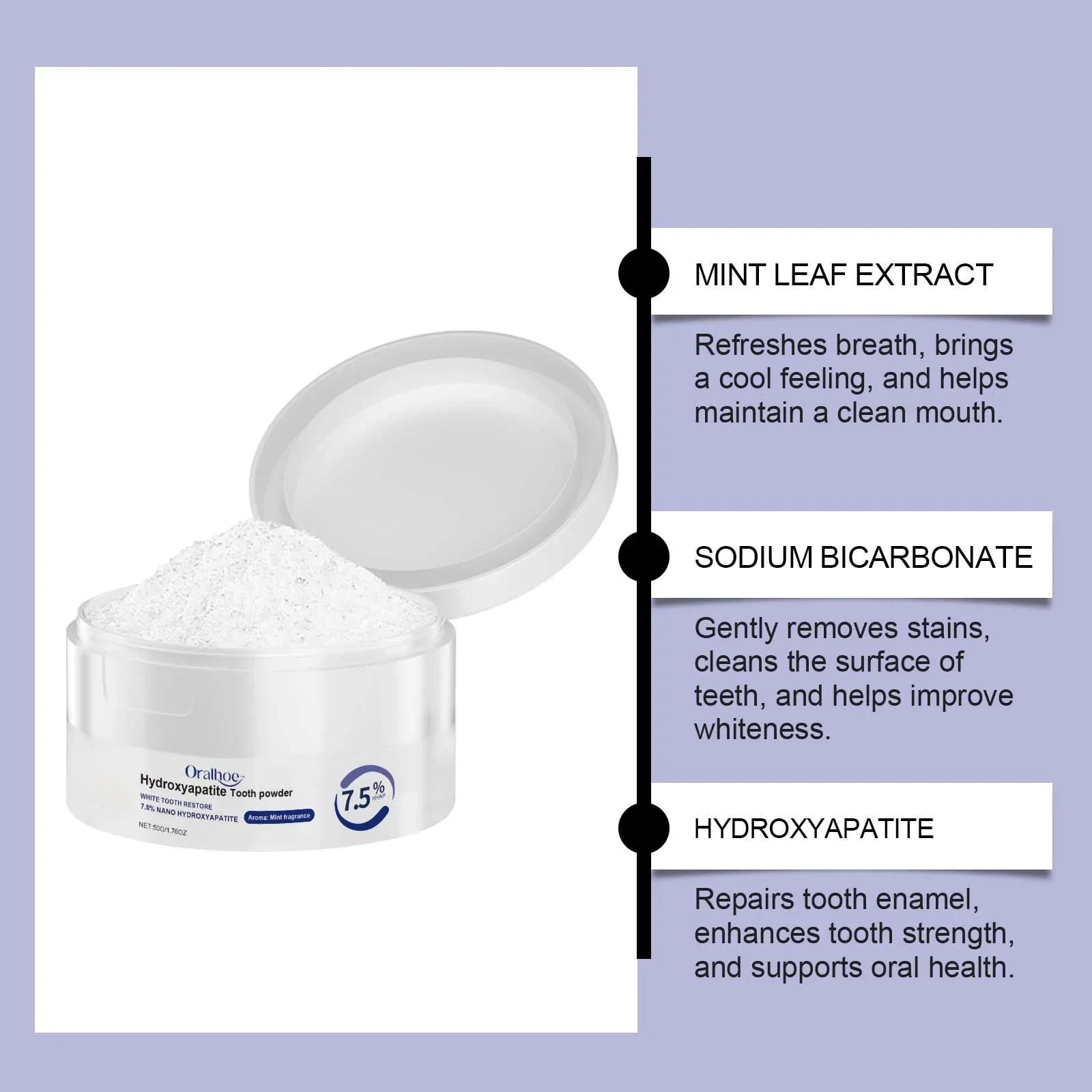 Whitening Toothpaste Remove Yellow Plaque Protect Gum Repair Cavities Caries Probiotic Reduce Stains Fresh Breath Oral Care teeth whitening product