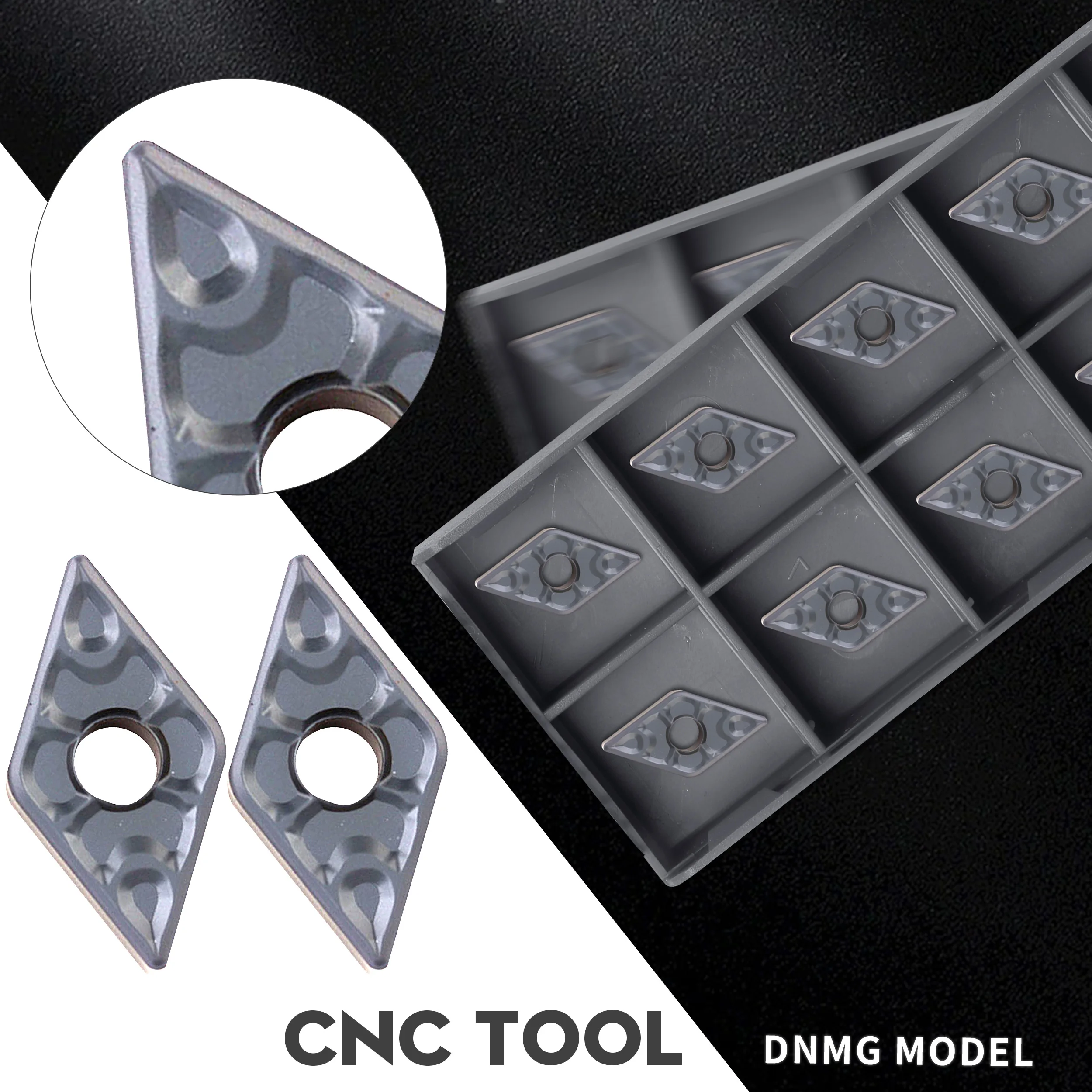 

DNMG150604-TF IC907 IC908 DNMG150608-TF IC907 IC908 CNC Lathe Cutting Tools Carbide External Turning Inserts for stainless steel