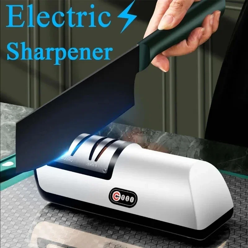 Xiaomi-usb Afiador de Faca Elétrico Automático Ajustável Recarregável Facas de Cozinha Tesoura Home Fast Sharpening Tool