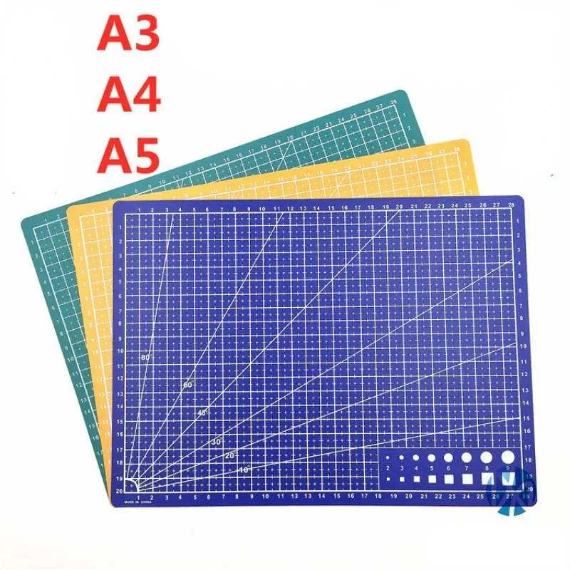 A3 A4 A5 PVC Cutting Mat Workbench Patchwork Sewing Manual DIY Knife Engraving Leather Cut Board Single Side Underlay