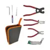 Glass Cutting Tool Set Glass Running Pliers Breaking Pliers Oil Dropper Storage Bag for Mosaic Tiles Mirrors Stained Glass 1