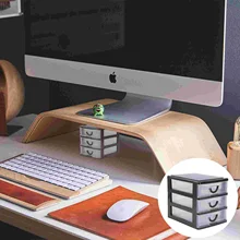 

1PC Plastic Storage Box Convenient Desktop Sundries Container Practical Document Organizer Drawer Storage Case for Home Office