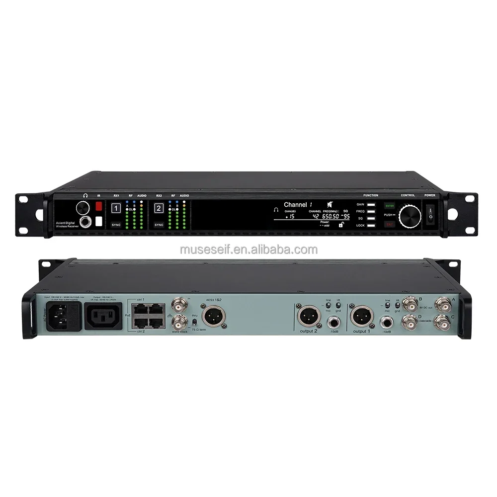 E/무선 마이크 전문가용 AD4D Beta58a 무선 마이크 트루 다이버시티 디지털 무선 마이크로폰 AD4D