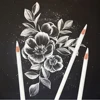 Professional White Charcoal Pencils Set - 3/6 Pieces Sketch Highlight White Pencils for Drawing, Sketching, Shading, Blending 5